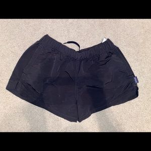 Womens’ Black barely baggy patagonia shorts